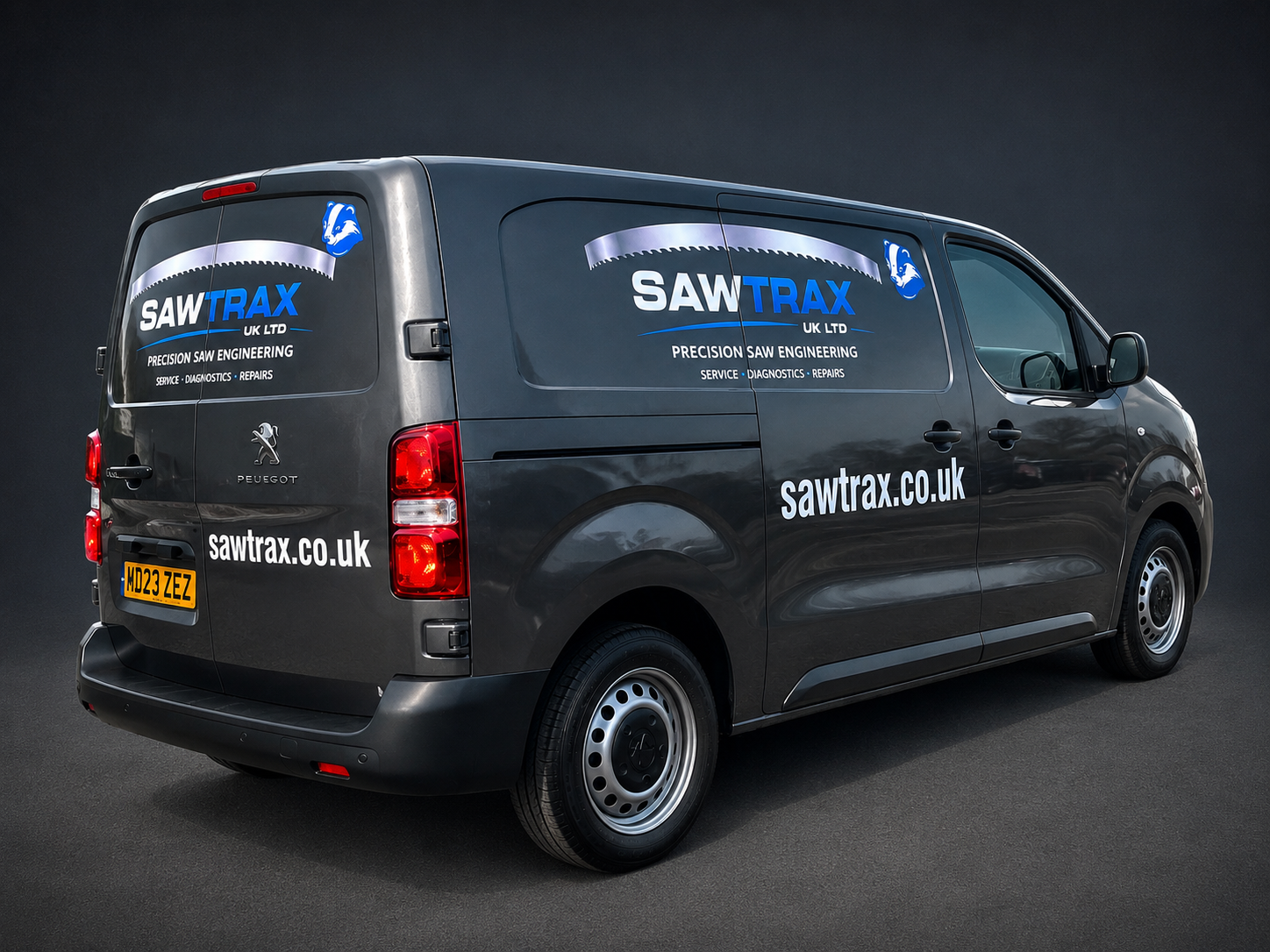 SawTrax UK service van